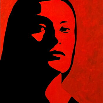 Картина под названием "Woman’s portrait Th…" - Kirill Parshenkov (Cyril Black), Подлинное произведение искусства, Масло Уста…