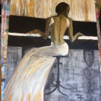 Pintura titulada "ses mains/ ailes" por Pamela Gerard, Obra de arte original, Acrílico