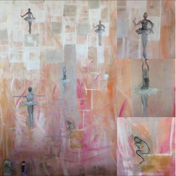 Pintura intitulada "danse" por Pamela Gerard, Obras de arte originais, Acrílico