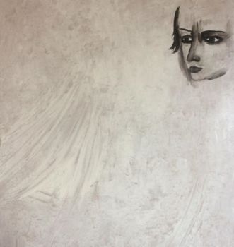 Pittura intitolato "pensée" da Pamela Gerard, Opera d'arte originale, Acrilico
