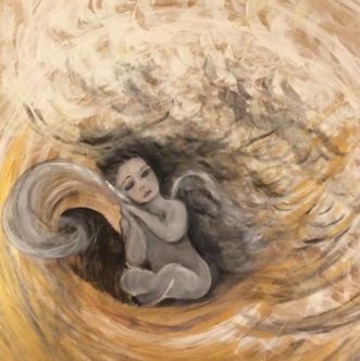 Pintura intitulada "a dream un reve" por Pamela Gerard, Obras de arte originais, Óleo