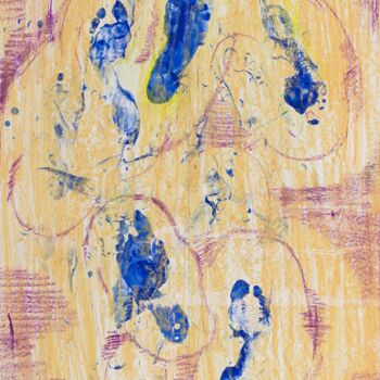 Dessin intitulée "Step By Step" par Pamela Rys, Œuvre d'art originale, Pastel