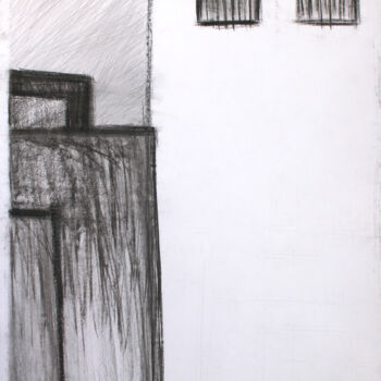 Рисунок под названием "Grey Scale" - Pamela Rys, Подлинное произведение искусства, Древесный уголь