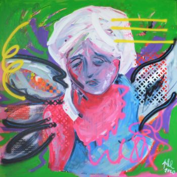 Картина под названием "angel 1" - Pamela Kenny-Levick, Подлинное произведение искусства, Акрил