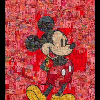 Arts numériques intitulée "Mickey mouse Multiv…" par Pameli Kayal, Œuvre d'art originale, Photo montage