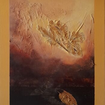 Peinture intitulée "Ephémère" par Isabelle Pandini, Œuvre d'art originale, Acrylique