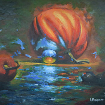 Painting titled "Pumpkins, Canvas, o…" by Pannochki.Art, Original Artwork, Oil