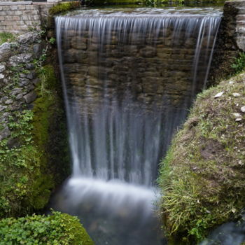 Fotografie mit dem Titel "waterfall" von Massimiliano Monti, Original-Kunstwerk, Digitale Fotografie