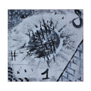 Painting titled "B&w 18" by Paobel, Original Artwork, Acrylic