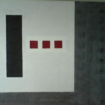 Painting titled "ABSTRAIT" by Paola Barreau, Original Artwork