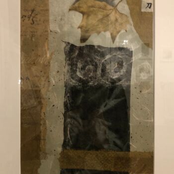 Collages titled "Automne" by Paola Korga, Original Artwork, Collages