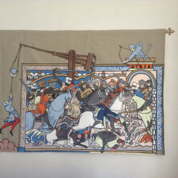 Schilderij getiteld "La Bible de Maciejo…" door Pino Didier, Origineel Kunstwerk, Acryl