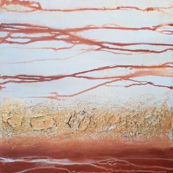 Картина под названием "Terra" - Paola Morandi, Подлинное произведение искусства, Акрил Установлен на Деревянная рама для нос…