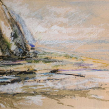 Peinture intitulée "costa" par Paolo Archilei, Œuvre d'art originale, Pastel