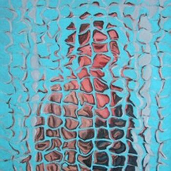 Pintura titulada "Donna in campo cele…" por Paolo Avanzi, Obra de arte original