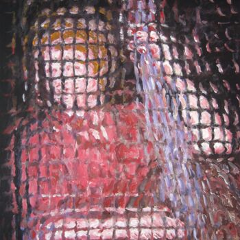 Pintura titulada "Al contrabbasso" por Paolo Avanzi, Obra de arte original, Oleo