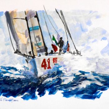 Painting titled "REGATA - 577.jpg" by Paolo Benedetti, Original Artwork