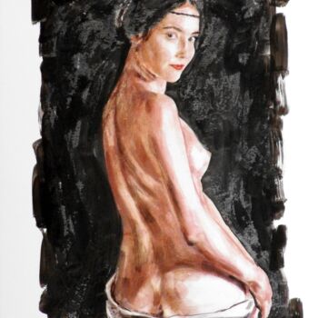 Painting titled "NUDO - 626.jpg" by Paolo Benedetti, Original Artwork