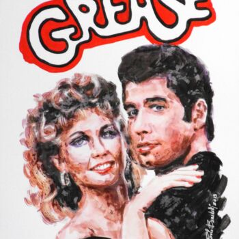 Painting titled "GREASE - 665.jpg" by Paolo Benedetti, Original Artwork, Acrylic