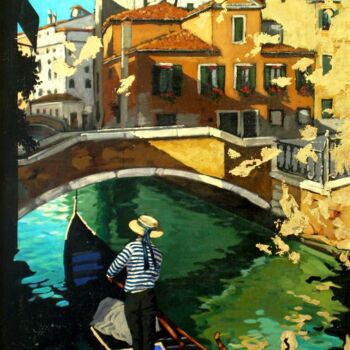 Painting titled "RIO S. MARIA FORMOS…" by Paolo Benedetti, Original Artwork, Acrylic