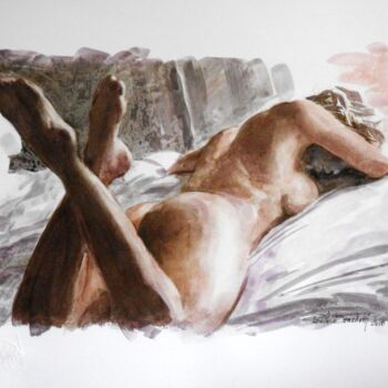 Painting titled "776.jpg NUDO DISTESO" by Paolo Benedetti, Original Artwork