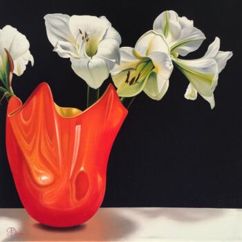 Pintura titulada "Natura in fiore" por Paolo Brugiolo, Obra de arte original, Oleo