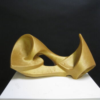 Sculptuur getiteld "La fata d'oro" door Paolo Camporese, Origineel Kunstwerk, Plastic