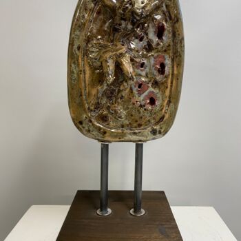 Sculpture titled "Object of worship" by Paolo Camporese, Original Artwork, Ceramics