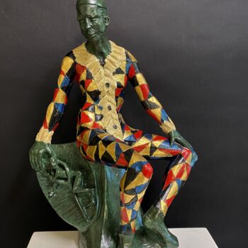 Rzeźba zatytułowany „La cruna dell'ago 2…” autorstwa Paolo Camporese, Oryginalna praca, Terakota