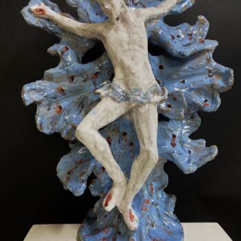 Scultura intitolato "Disma" da Paolo Camporese, Opera d'arte originale, Ceramica