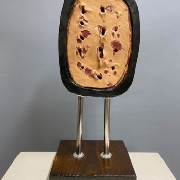 Sculpture titled "Apotropaico 2024" by Paolo Camporese, Original Artwork, Ceramics