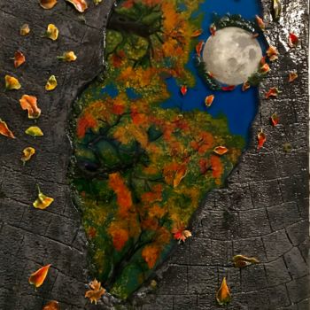 Painting titled "Street Art Autunno…" by Paolo Orlando, Original Artwork, Acrylic
