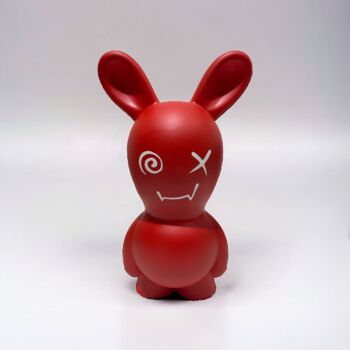 Sculpture titled "Osvaldo - RedX 400%…" by Paolo Pastorino, Original Artwork, Ceramics