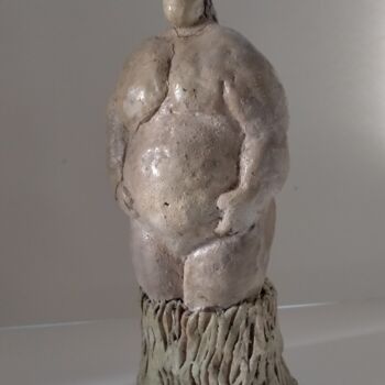 Sculpture intitulée "Silenzio" par Paolo Righi, Œuvre d'art originale, Argile