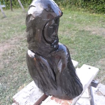 Sculpture titled "FATIMA" by Paolo Tazzini, Original Artwork, Stone