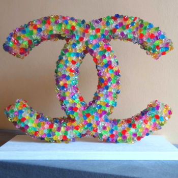 Sculpture titled "CoColor" by Paolo Luino, Original Artwork, Resin