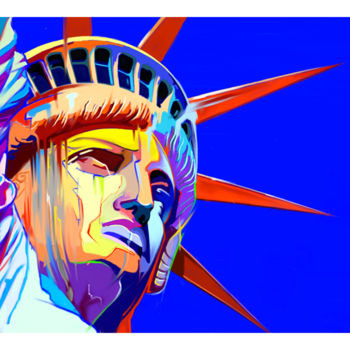 Arts numériques intitulée "Colors of Liberty" par Paolo Luino, Œuvre d'art originale, Peinture numérique