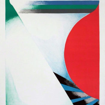 Gravures & estampes intitulée "Takesada Matsutani…" par Paolo Vitelli, Œuvre d'art originale, Lithographie