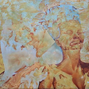 Peinture intitulée "The Queen Dreams" par Paolozzi, Œuvre d'art originale, Huile