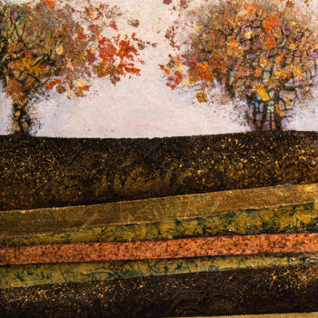 "alba - natura con o…" başlıklı Tablo Paolo Perelli tarafından, Orijinal sanat, Petrol