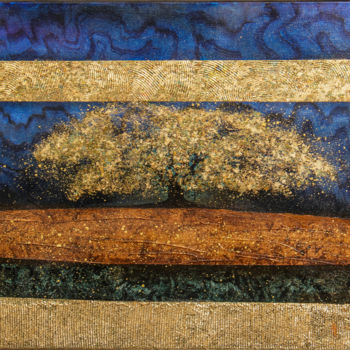 Pittura intitolato "il bosco" da Paolo Perelli, Opera d'arte originale, Olio