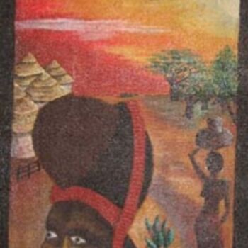 제목이 "Femmes d'Afrique"인 미술작품 Giampietro Nardello로, 원작, 기름