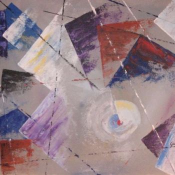 Pittura intitolato "Giochi di colore 4" da Giampietro Nardello, Opera d'arte originale, Olio