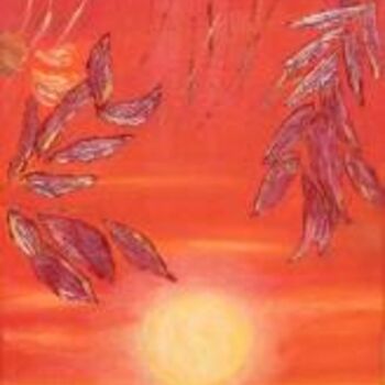 Pittura intitolato "Suoni del tramonto" da Giampietro Nardello, Opera d'arte originale