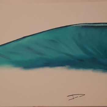 Painting titled "Au fil de l'eau" by David Toni, Original Artwork, Acrylic