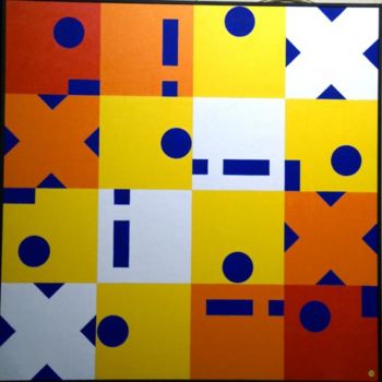 Painting titled "Paix" by Andre Ramond, Original Artwork