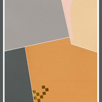 Incisioni, stampe intitolato "Bronze nuancer II" da Paperart, Opera d'arte originale, Stampa digitale