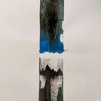 "Aqua." başlıklı Tablo Papiers D'Aurore tarafından, Orijinal sanat, Guaş boya
