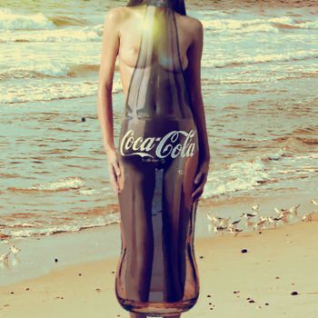 Цифровое искусство под названием "Robe transparente C…" - Gilles Papineau, Подлинное произведение искусства, 2D Цифровая Раб…