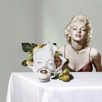 Arts numériques intitulée "Marilyn" par Gilles Papineau, Œuvre d'art originale, Travail numérique 2D